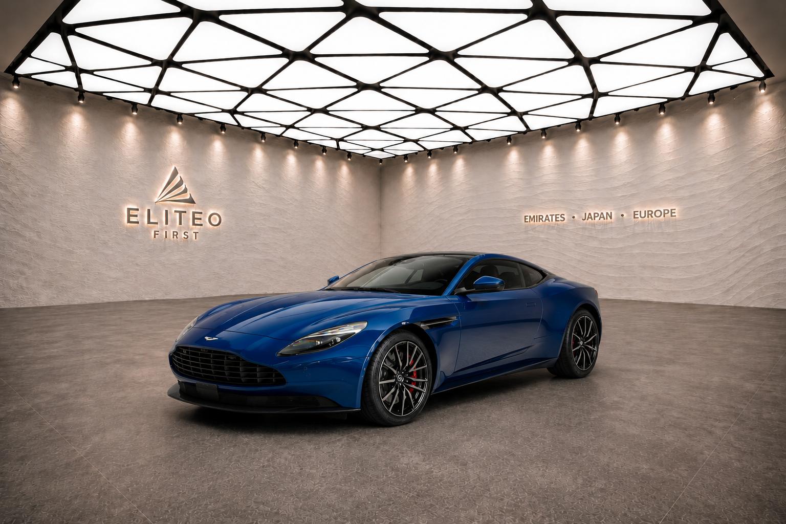 Aston Martin DB11 Coupe V12 blue 2018